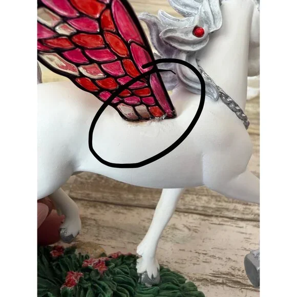 Hamilton Collection Jeweled Reflections Ruby Regalia Unicorn USED w/Box & COA - Picture 5 of 16